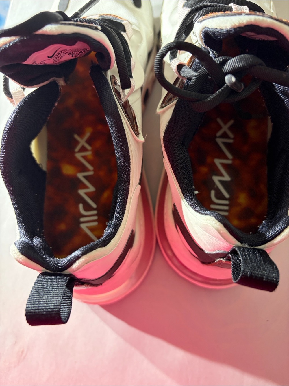 Nike Air Max 270 React Tortoise Shell Sail Size 7 - Picture 3 of 16